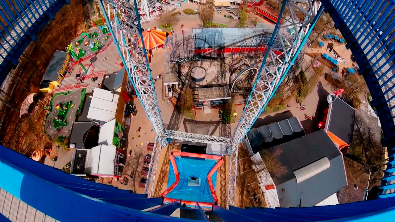 SCAD Sky Tower Freefall Challenge - Tivoli Friheden POV