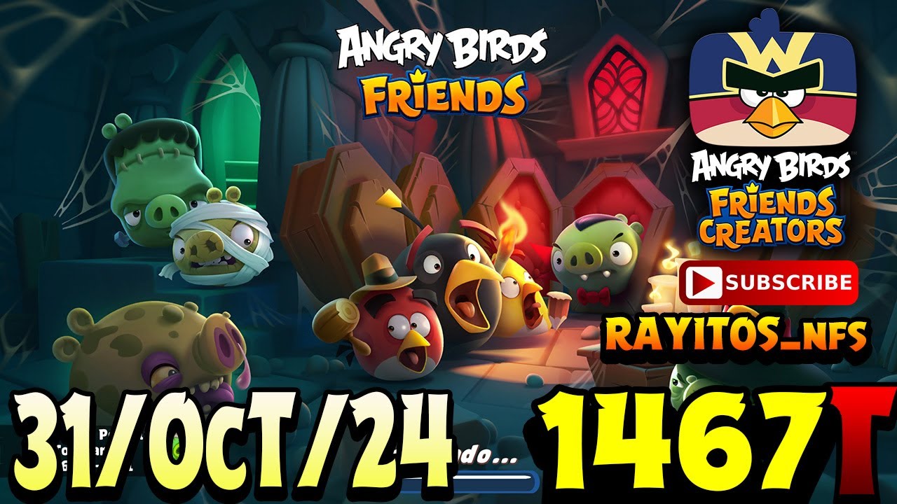 Angry Birds Friends All Levels Tournament 1467 Highscore POWER-UP walkthrough