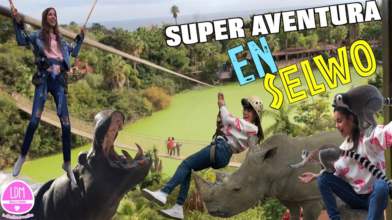 UN DIA DE DIVERSION EN SELWO AVENTURA🦏+JUMPING+TIROLINA CON MI PADRE/LA DIVERSION DE MARTINA