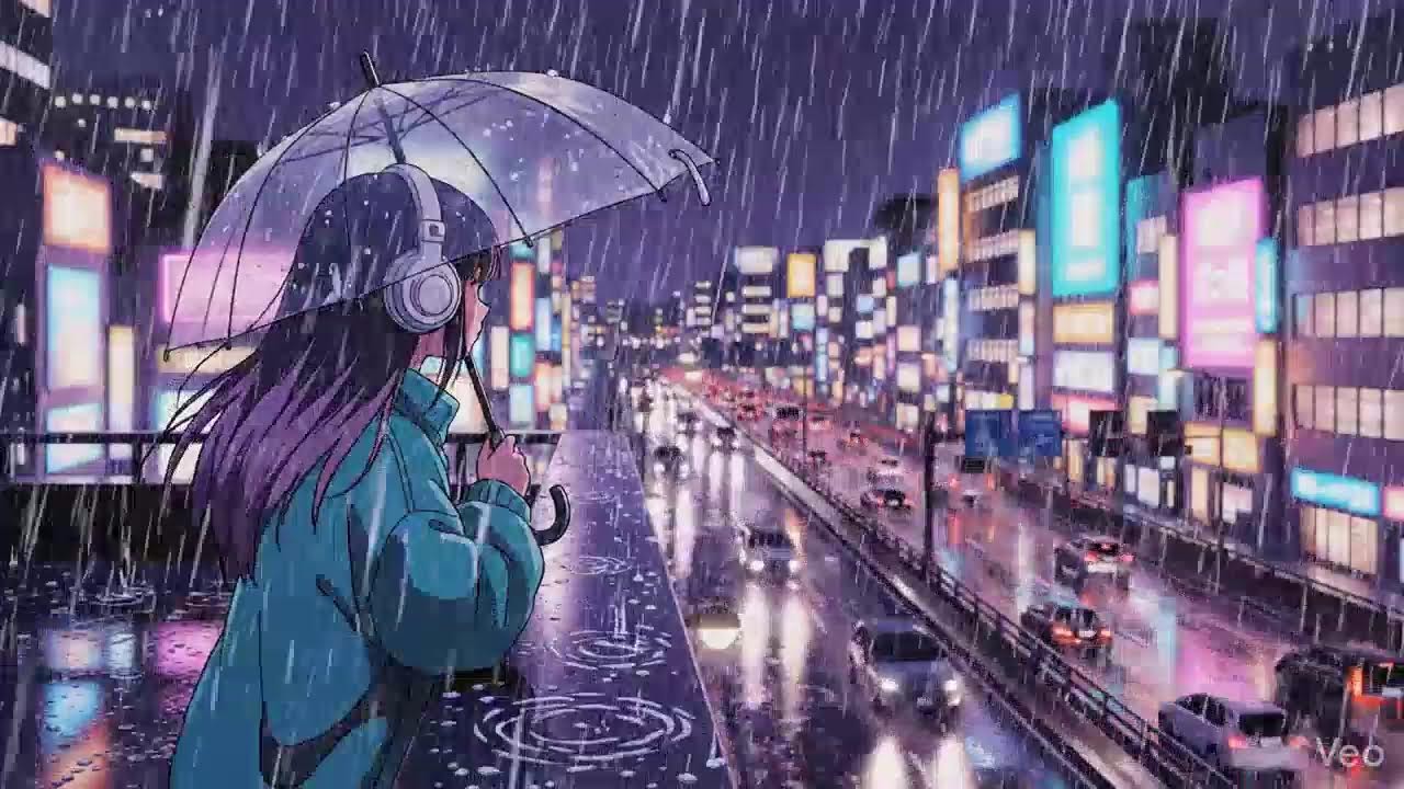 Soft Japanese Rain 🌙 Chill Night Lofi for Study & Sleep | Live Stream by The Japanese Town