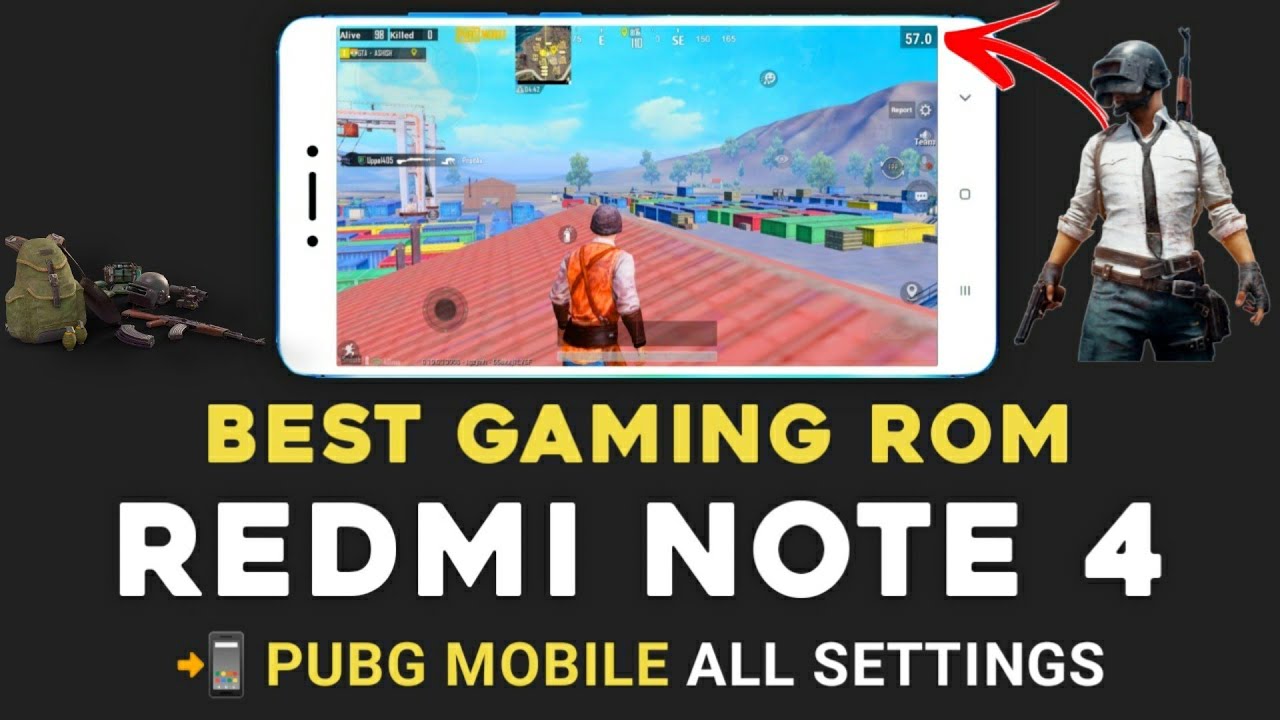 BEST GAMING ROM FOR REDMI NOTE 4 | ANDROID 10 | PUBG MOBILE GAMEPLAY & ALL SETTINGS | CORVUS 5.0 ROM