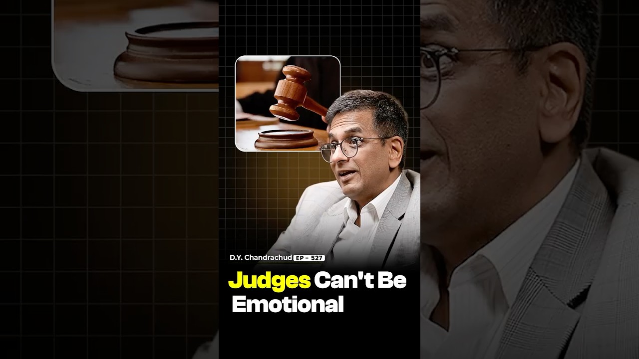 The Hard Truth About Judging | D.Y. Chandrachud - Raj Shamani #shorts