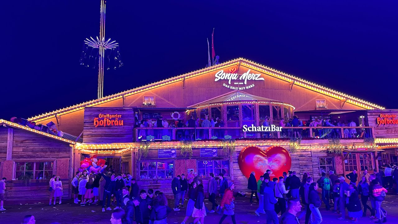 2022 Germany 🇩🇪 - Cannstatter Volkfest (Stuttgart Oktoberfest) Second largest in the world!