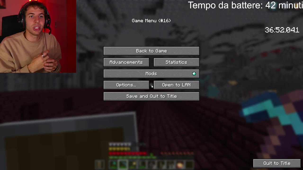 🔴Minecraft Speedrun ma il Drop dei blocchi è casuale... provo a battere il mio record!!
