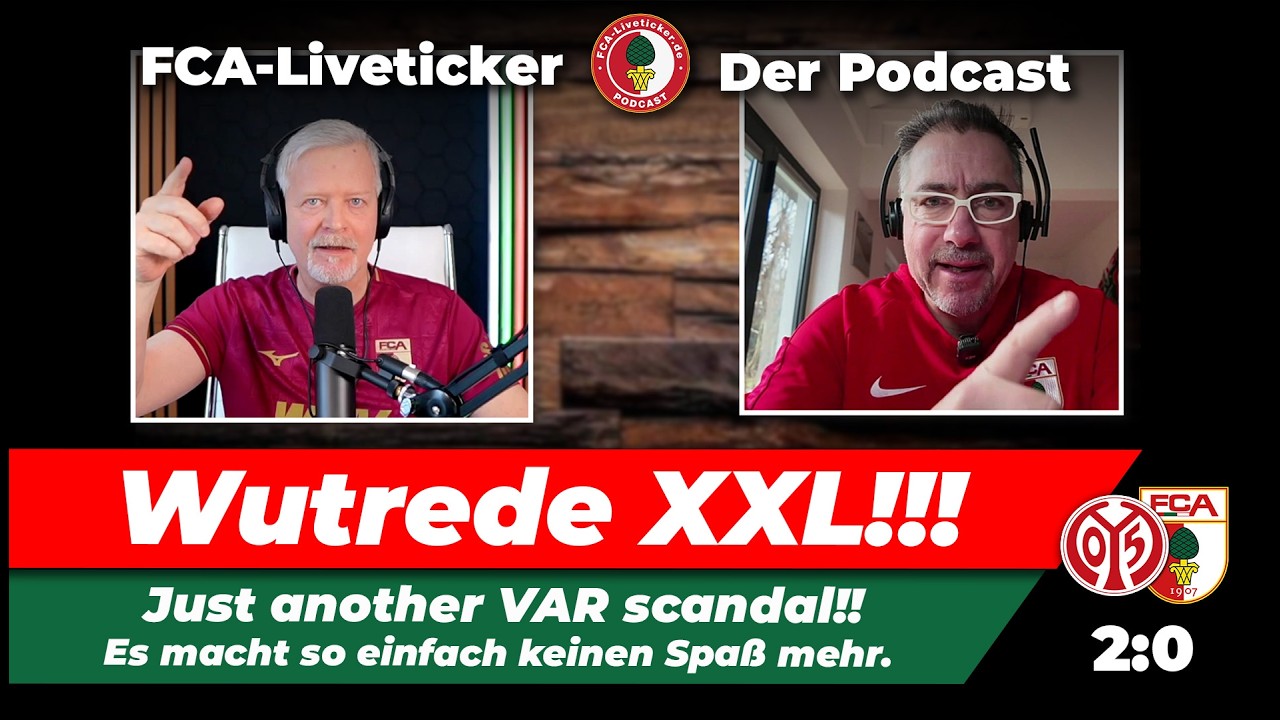 Nächster VAR-Skandal!! Ich bin’s leid! ⚽️ FCA verliert 0:2 in Mainz, zwei Elfmeter