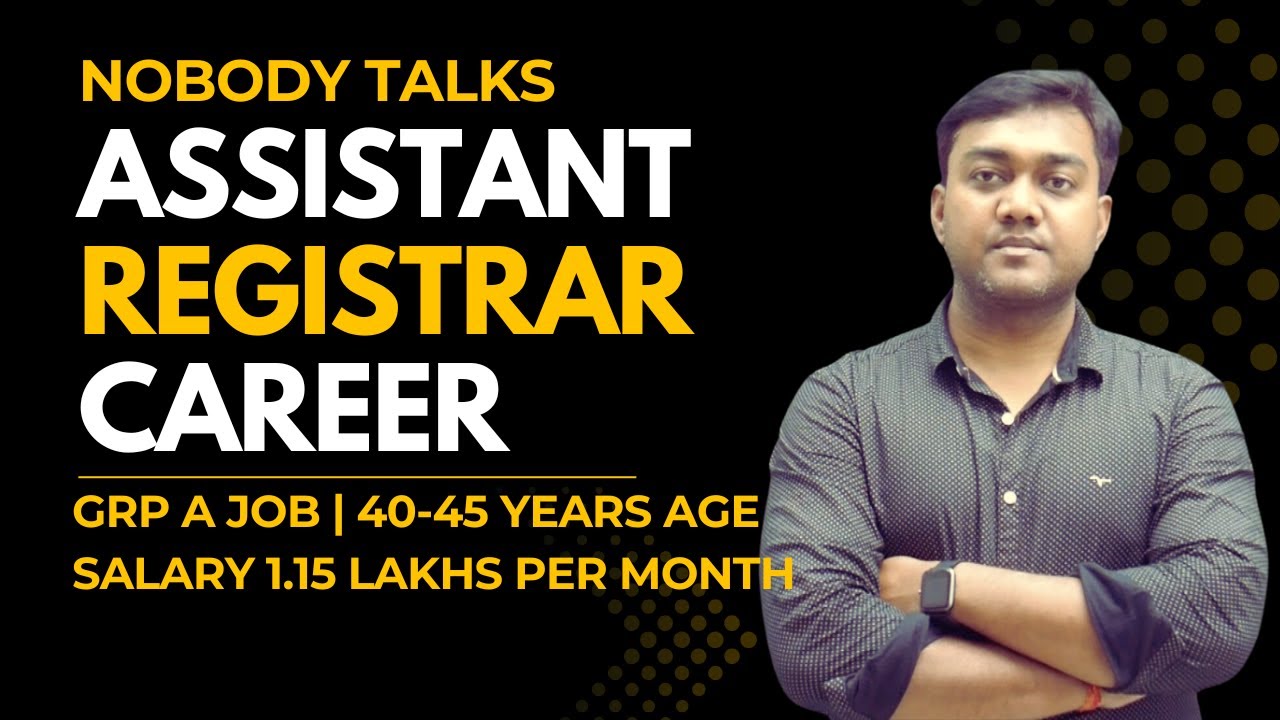 Assistant Registrar: Hidden Group-A Govt Post with High Power & Salary  || Nishant eAcademy