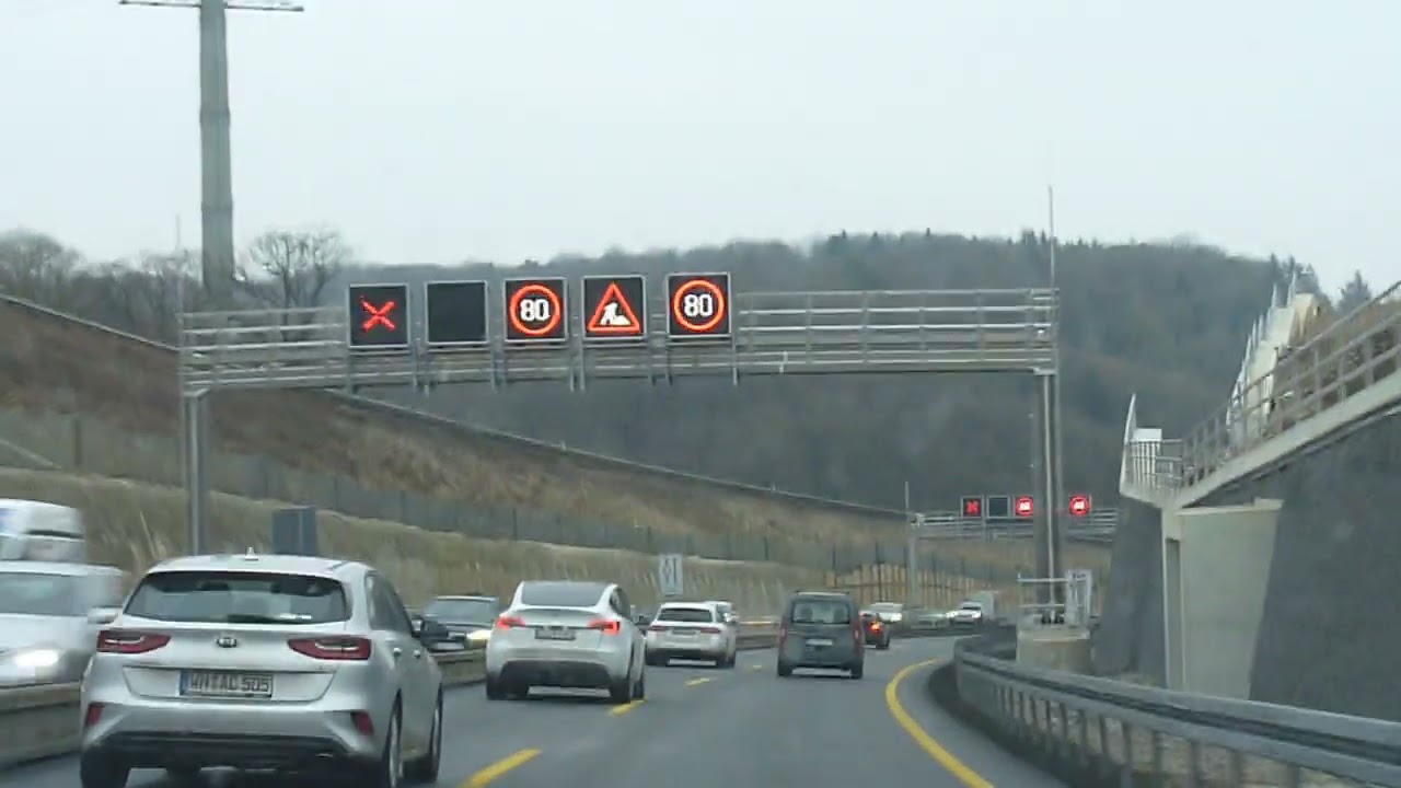 A8 bei Pforzheim, neue Strecke übernimmt Verkehr