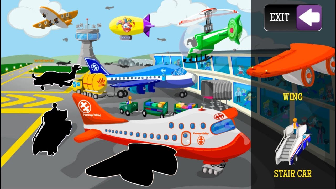 PUZZINGO Toddler Kids Puzzles - AIRPLANES
