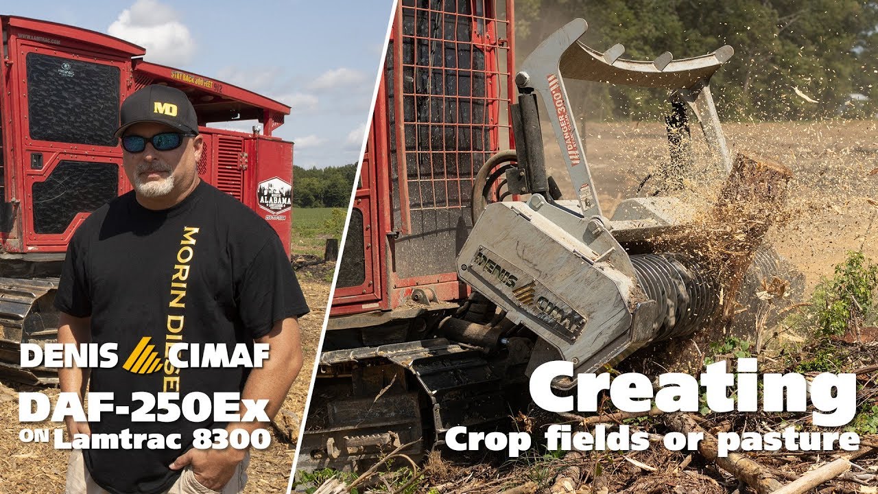 Creating new crop field or pasture - DAF-225Ex on Lamtrac 8300 - DENISCIMAF.com