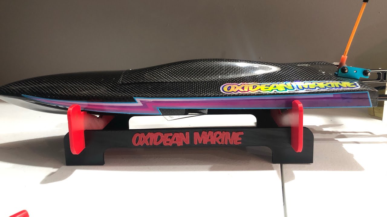 Oxidean Marine mini dom rc boat propeller turn fin and rudder replacement