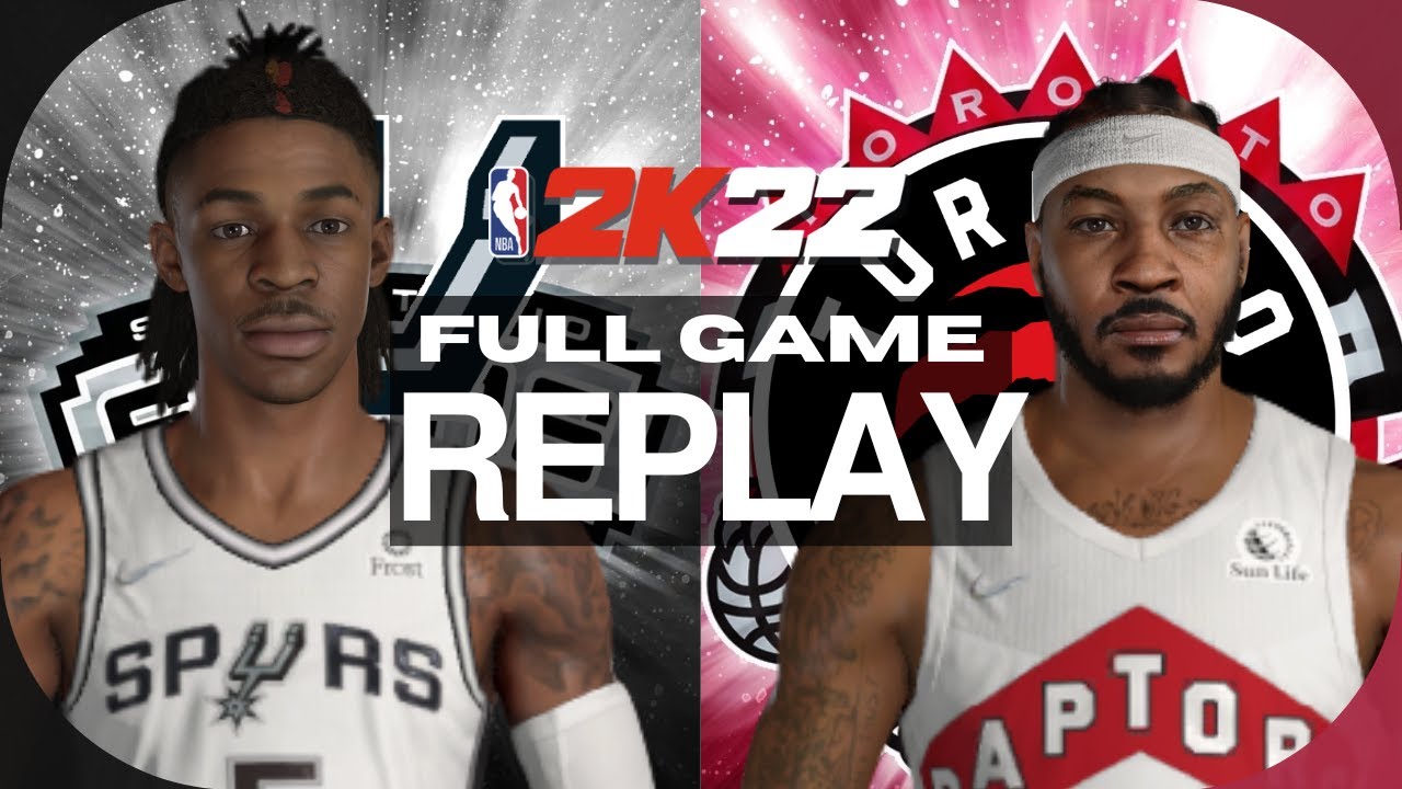 SPURS at RAPTORS | FULL GAME REPLAY | January 7, 2020 [NBA 2K22]