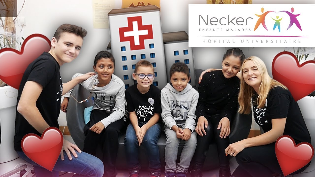 VISITE A L'HÔPITAL 🏥: ON RENCONTRE NOS ABONNÉS MALADES ! (hôpital Necker enfants malades)
