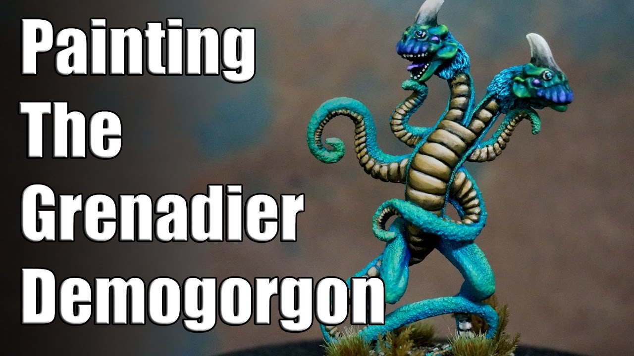 Painting a Grenadier Demogorgon from Stranger Things