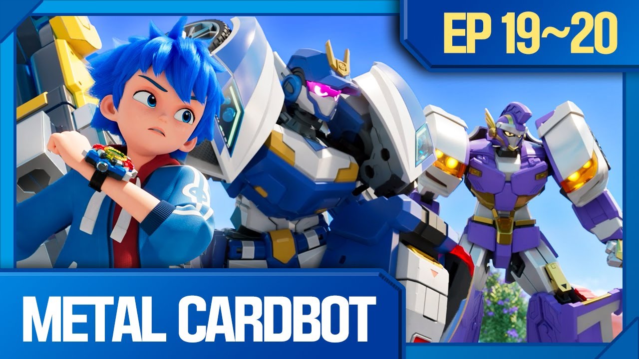 Metal Cardbot | 🦾ep.19-20 Compilation: Metal Cardbot Gets Hungry... for Danger!