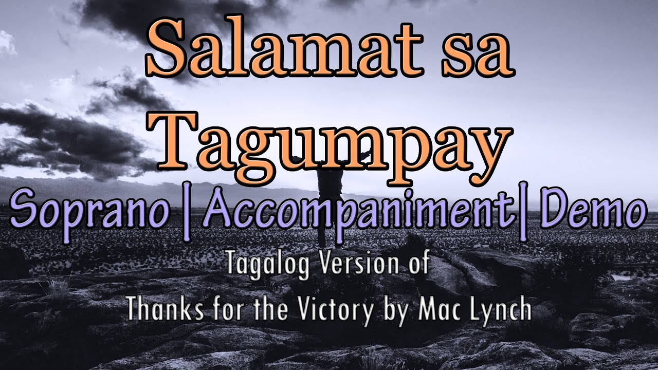 Salamat sa Tagumpay | Piano | Soprano