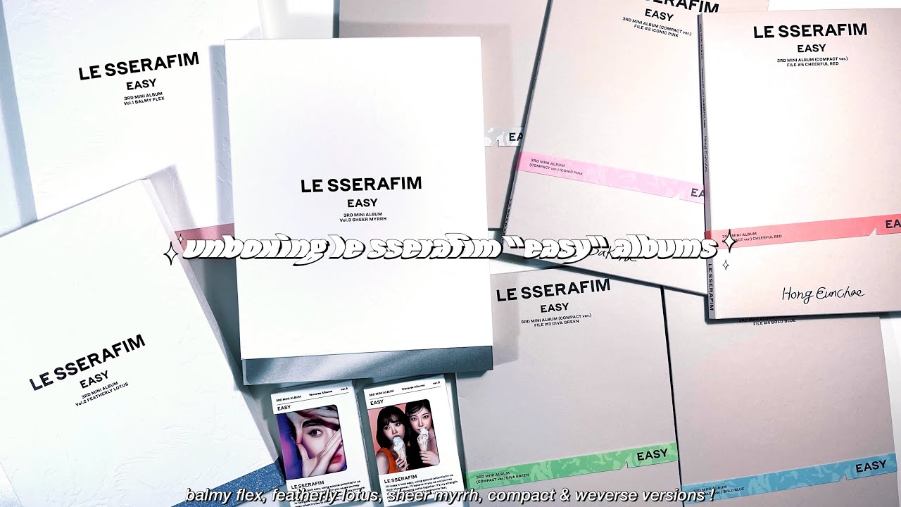 unboxing le sserafim 