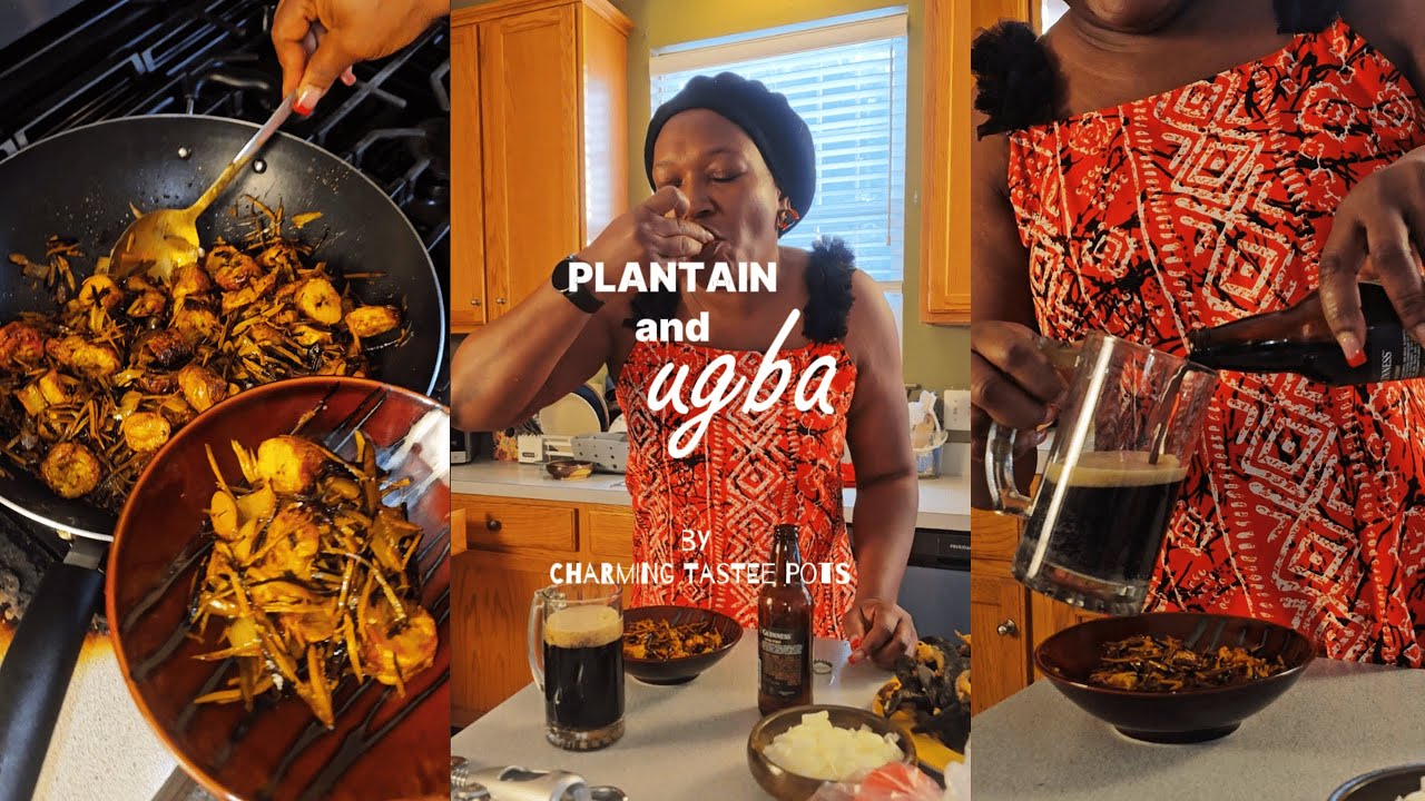 Making Quick Plantain & Ugba with Charming |3