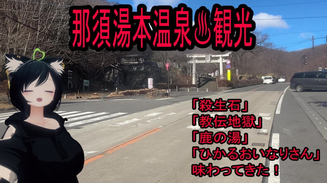 那須湯本温泉観光！！♨  「殺生石」、「教伝地獄」、「藤乃稲荷神社（ひかるおいなりさん、デキ穴)」めぐってきた！