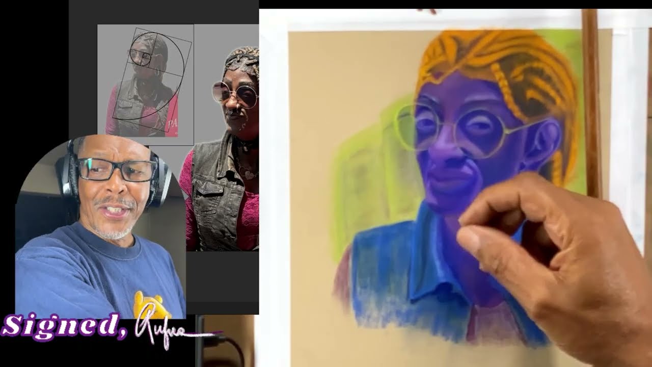 Pastel Painting of Raven Session Seven
