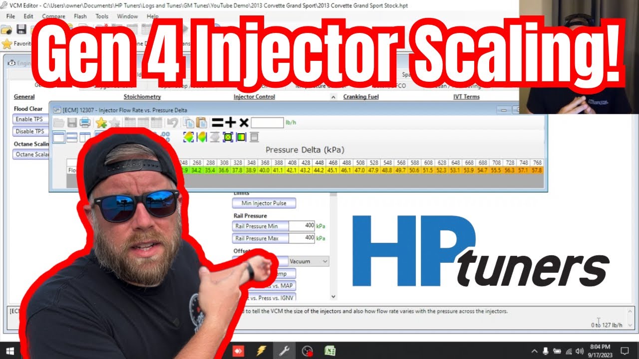 Scaling for HUGE Injectors on Gen 4 GM ECMs! HPtuners HOW-TO!