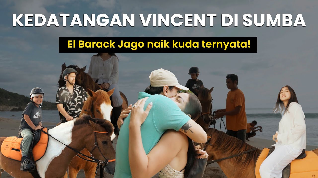 SEBELUM ANNIVERSARY JEDAR & VINCENT, INDAHNYA NAIK KUDA DI PANTAI