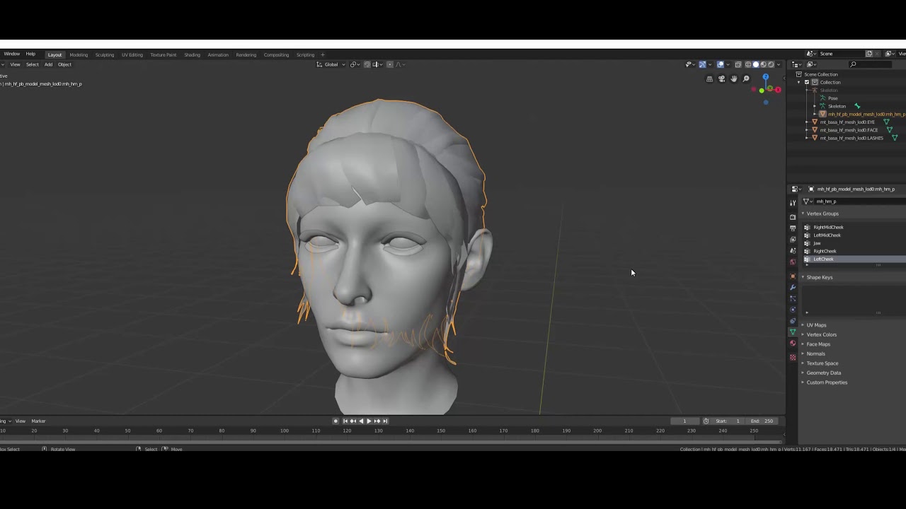 DAI Hair Tutorial for frosty editor + blender basics