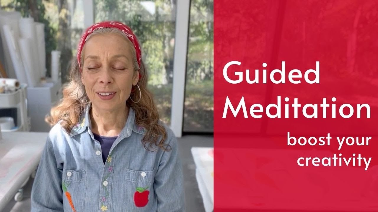 Guided meditation to boost creative thinking