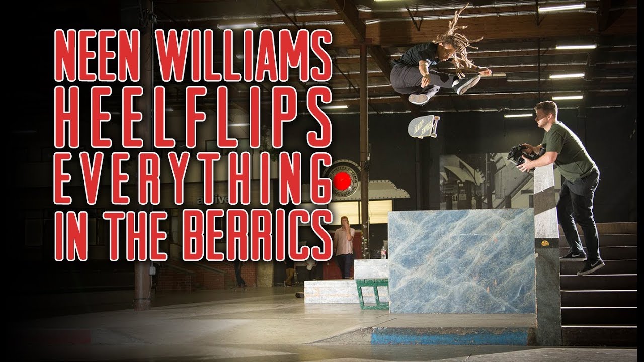 Neen Williams Heelflips Everything in The Berrics