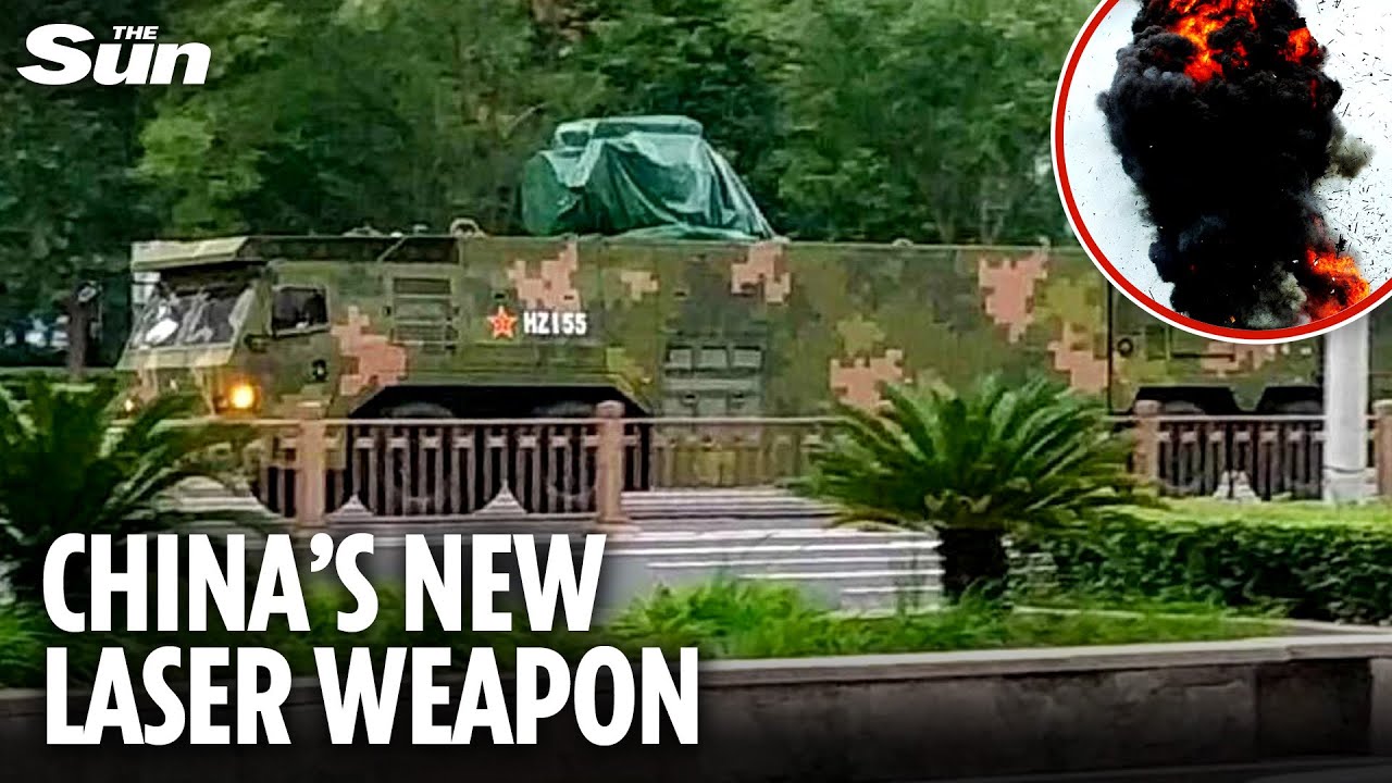 China HIDING ‘most powerful laser air defence system in the world’ ahead of military parade