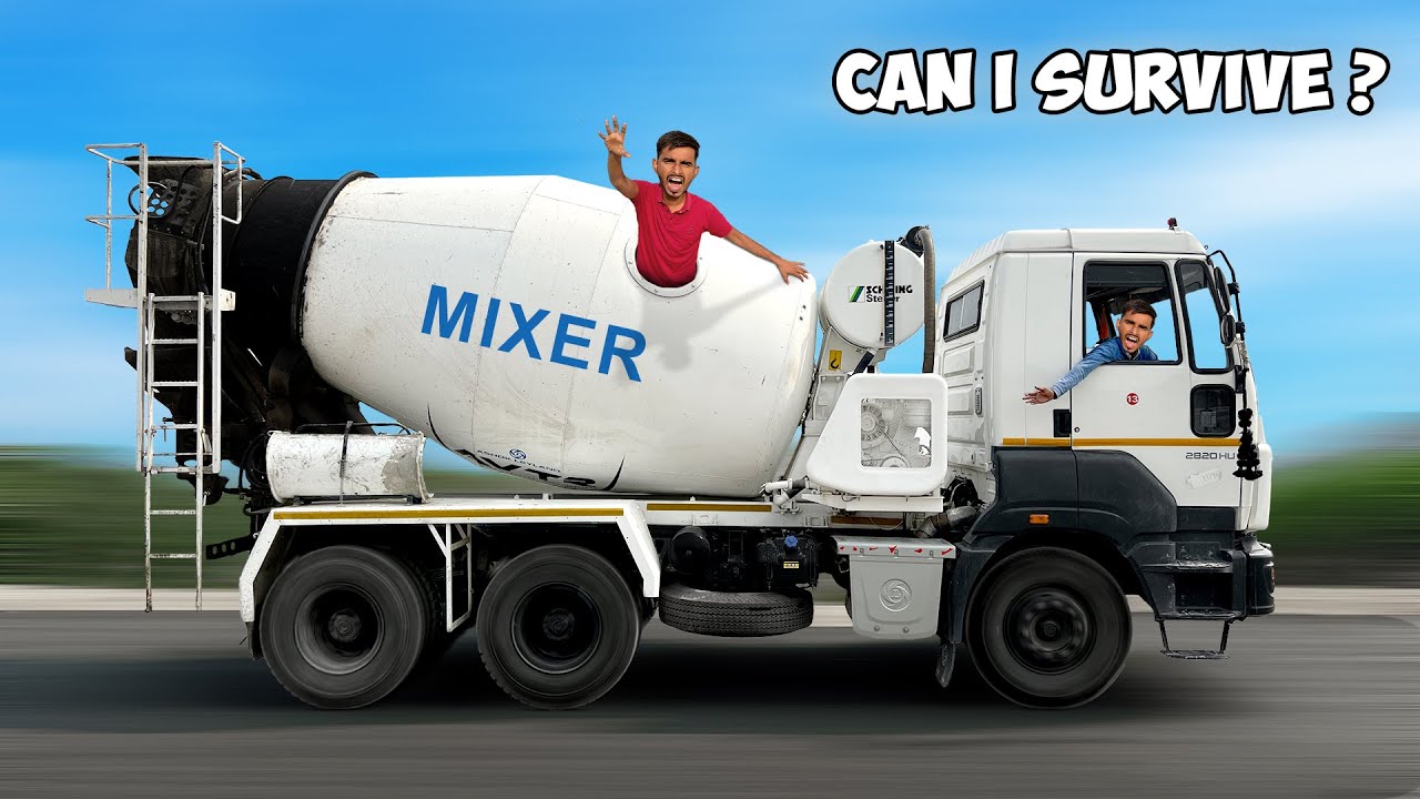 Don't Go Inside Mixer Truck - इंसान के टुकड़े कर देगा 🥵