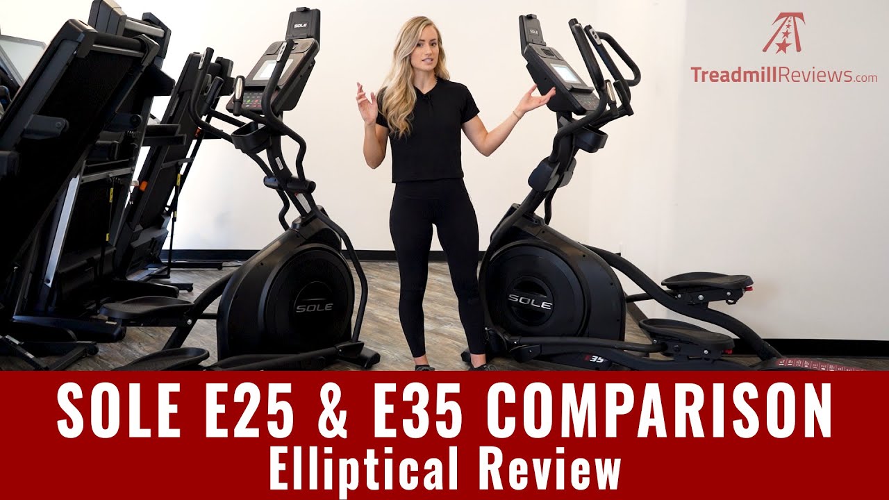Сравнение обзоров эллиптических тренажеров Sole E25 и E35