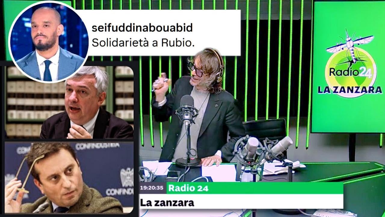 Rubio aggredito: Saif fa insinuazioni su Parenzo - La Zanzara 16.5.2024