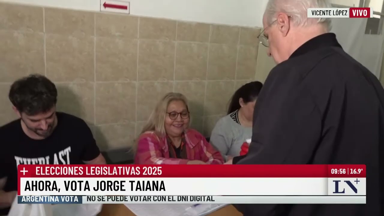 Elecciones Legislativas 2025: vot&oacute; Jos&eacute; Luis Espert