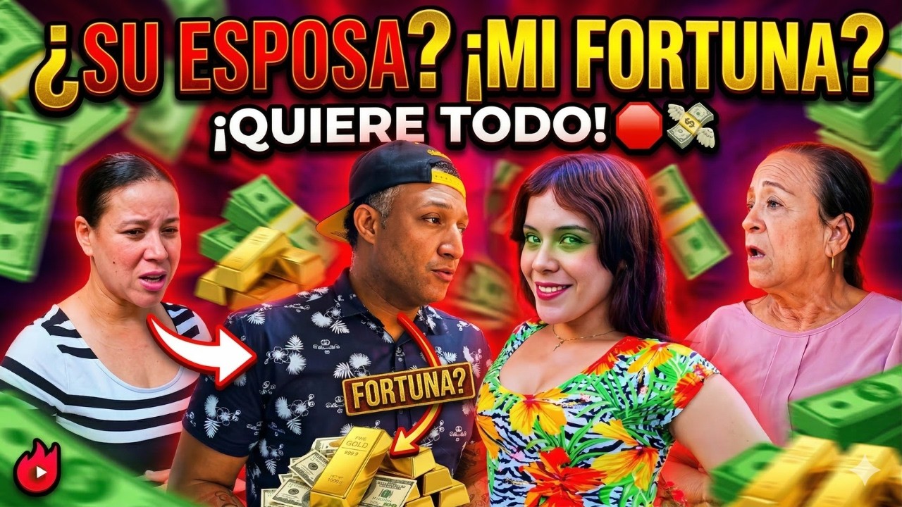 La esposa quería quedarse con todo, pero recibió una lección