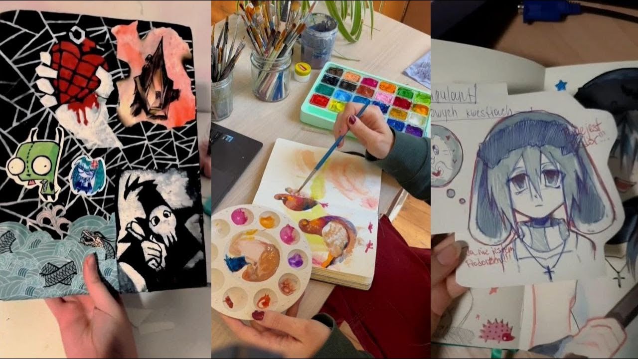 ART SKETCHBOOK 📖 TIKTOK compilation [NO OUTROS] | Read desc # 58