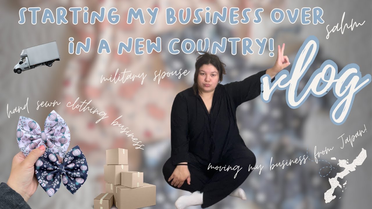 Starting my small business over and moving back to the USA!