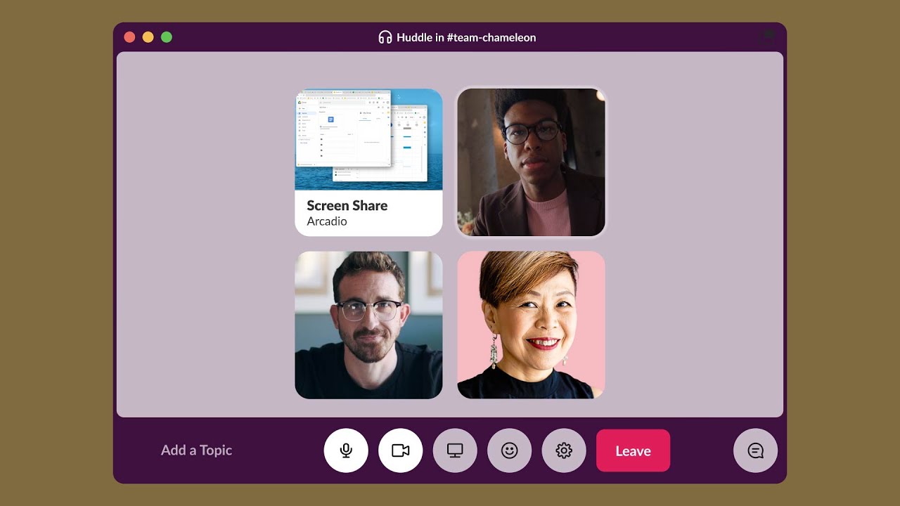 Introducing new coworking capabilities in Slack huddles