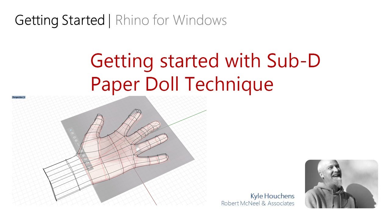 Rhino 7- SubD Paperdoll Modeling - Perfect for 1st time users of SubD!