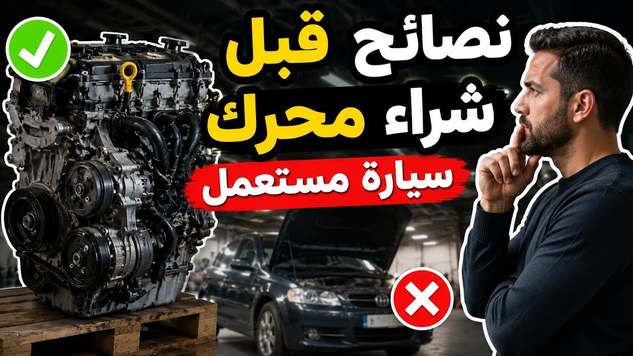 أخطاء قاتلة عند شراء محرك مستعمل لا تشتري قبل سماع هذه النصائح