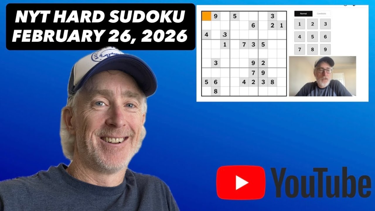 Let's CRACK the NYT Hard Sudoku! [February 26, 2026] Walkthrough Solution