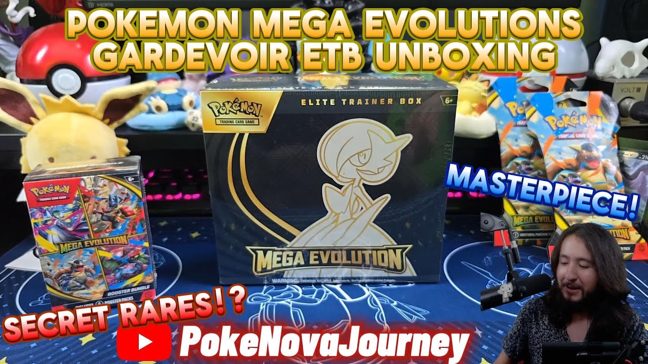 Pokémon Mega Evolutions Gardevoir ETB Unboxing! Insane Pulls Inside