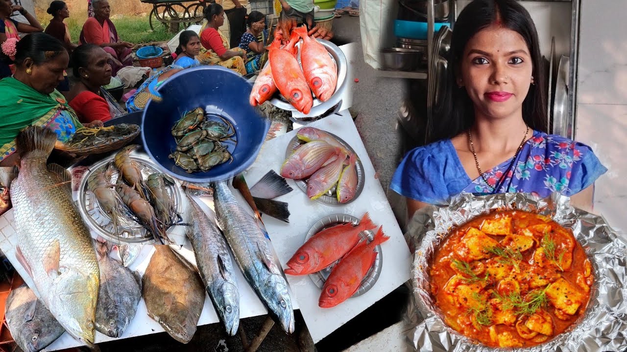 पेण कोळीवाडा मच्छि मार्केट | कोंबडा मासा | आगळी वेगळी रेसिपि | Unique Fish Recipe | Pen Raigad