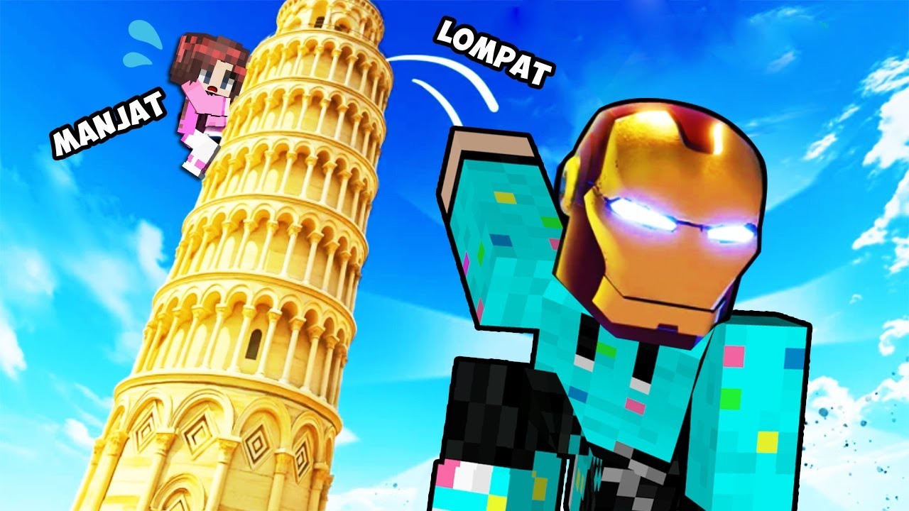 LONCAT DARI KETINGGIAN 10.000.000 METER DENGAN GAYA IRONMAN