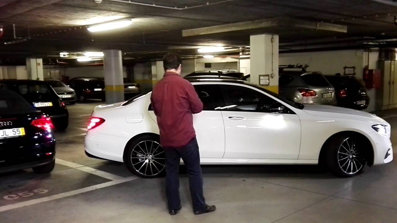Mercedes remote parking pilot (garage test)