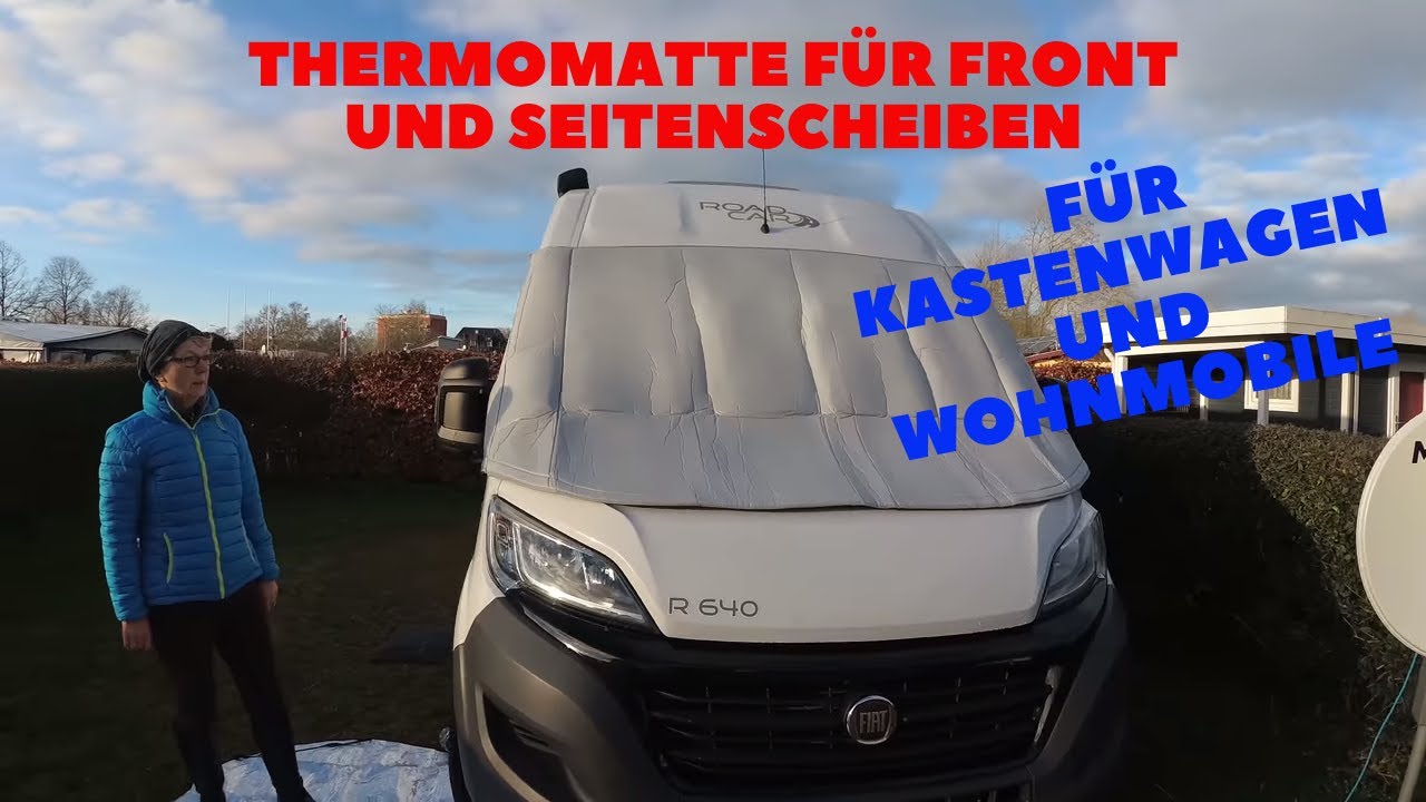 Carbest Thermomatte für Fiat Ducato Pössl Kastenwagen Wohnmobil Winterfest machen