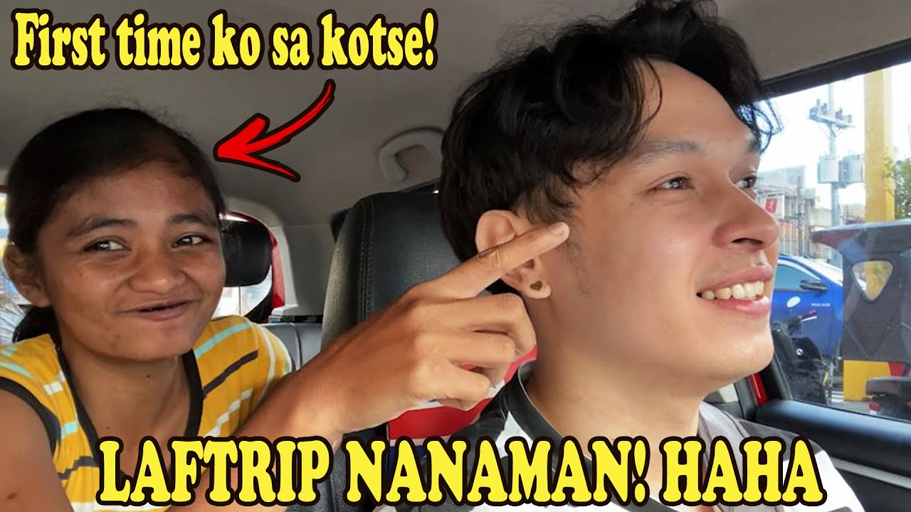 FIRST TIME MAKAPASOK SA JOLLIBEE AT MAKASAKAY SA KOTSE SI BUMBAY!