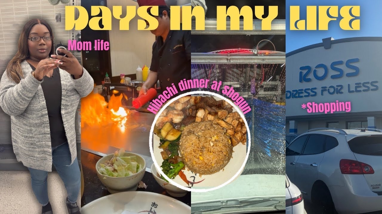 VLOG 🎀: HIBACHI DINNER DATE AT SHOGUN + YA GIRL IS IN GRIND MODE + TARGET SHOP WITH ME + DITL VLOG
