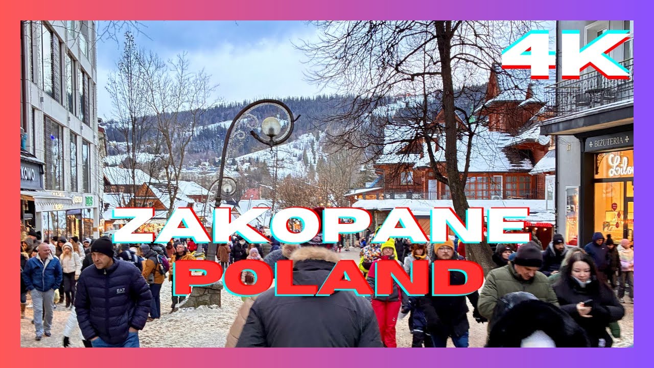 ZAKOPANE POLAND WALK 4K