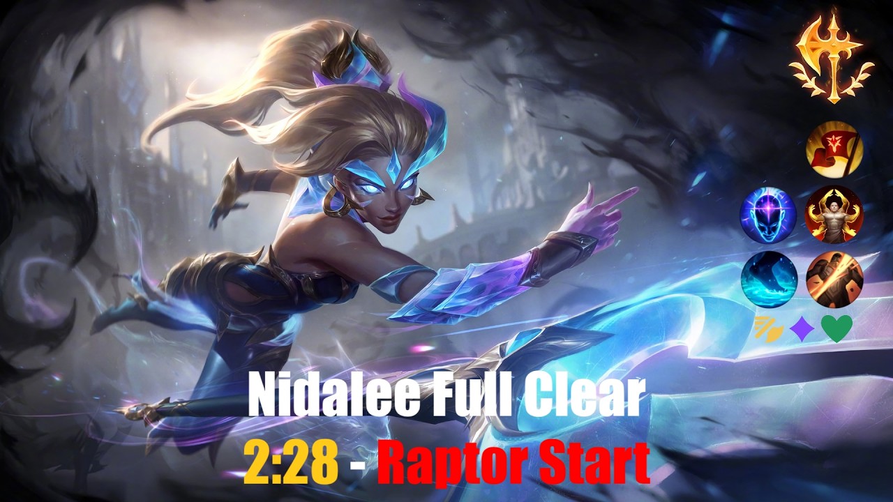 Nidalee Full Clear - 2:28 Raptor Start World Record - Patch 26.13