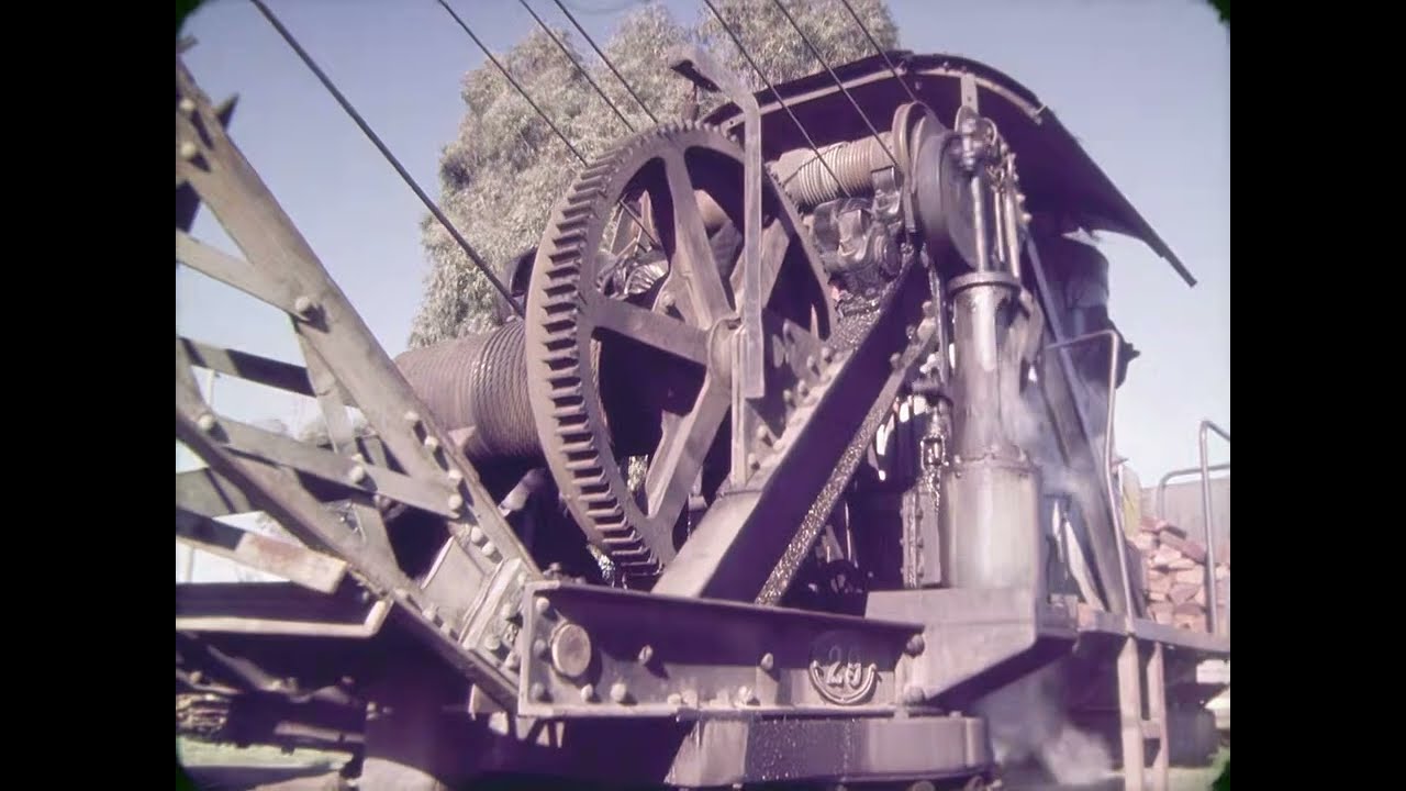 WAGR Thomas Smith Steam Crane at work (1980) HD Version